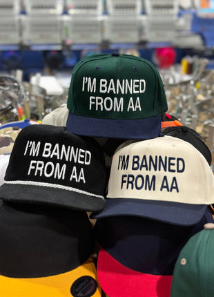 IM BANNED FROM AA HAT