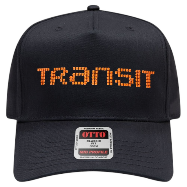 Custom order transit 12 black SnapBack hat ￼