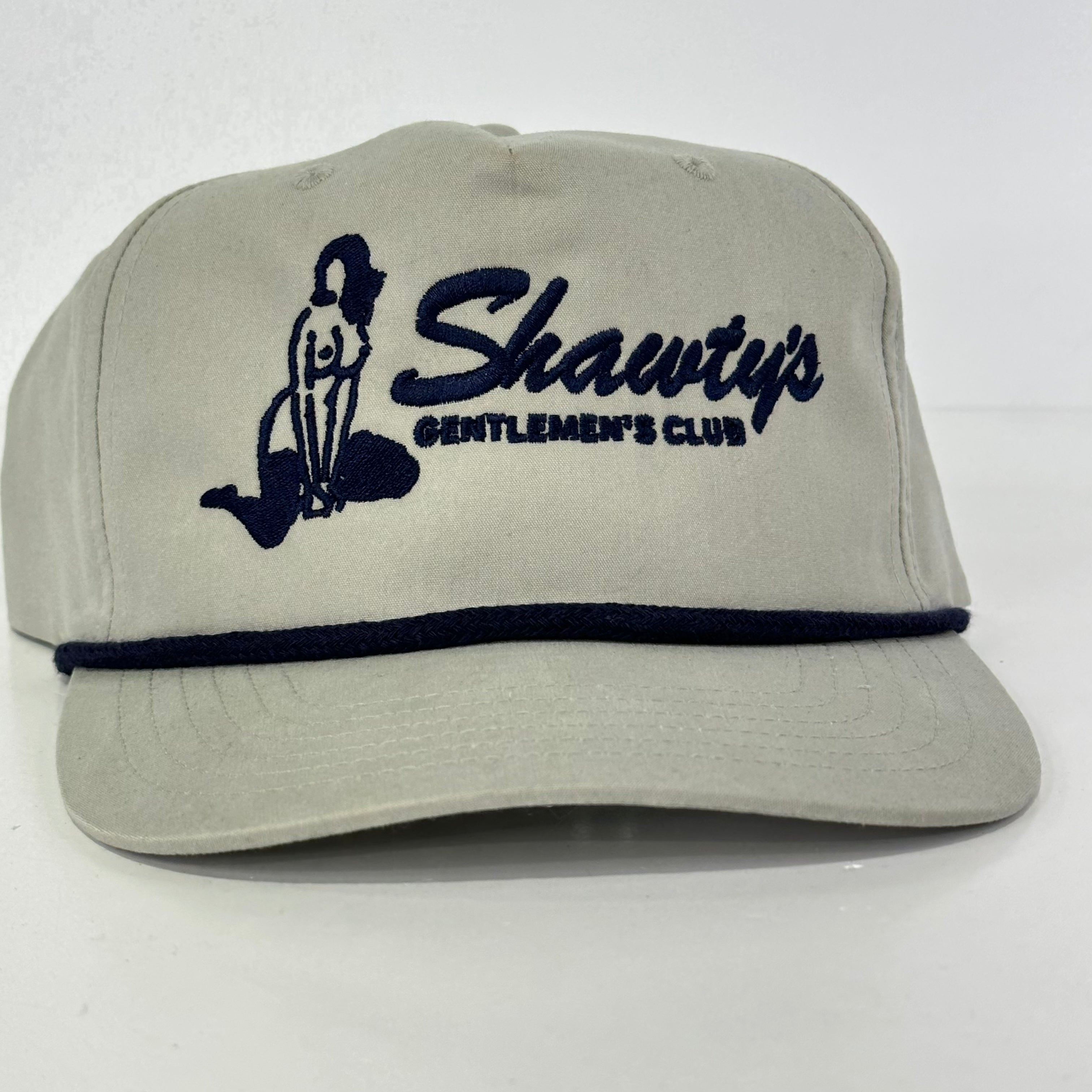 Shawtys Gentlemen Club on a gray rope SnapBack Hat Cap Collab