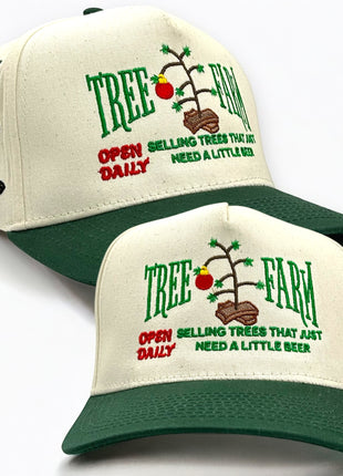 Tree Farm Embroidery Hat