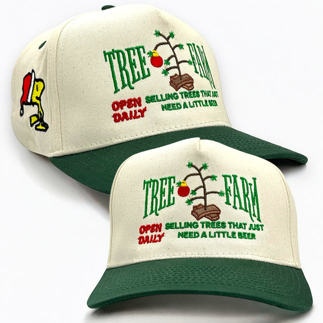 Tree Farm Embroidery Hat