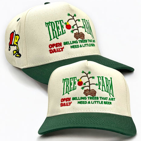 Tree Farm Embroidery Hat