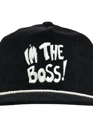 IM THE BOSS HAT CUSTOM EMBROIDERY
