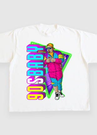 90S BABY JUSTIN STAGNER CUSTOM PRINTED T-SHIRT