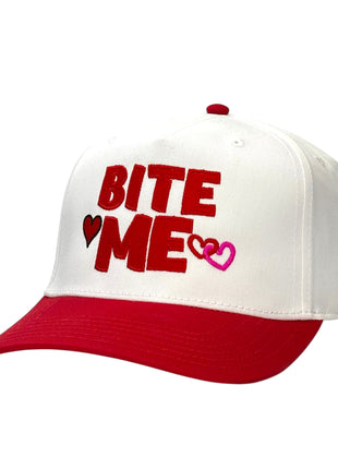 Bit Me Valentine’s Day Hat Custom Embroidered