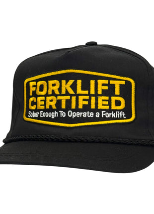 Forklift Certified Hat Custom Embroidered