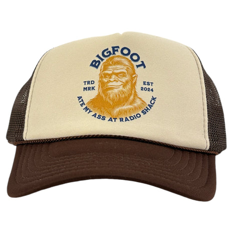 BIGFOOT ATE MY ASS AT RADIO SHACK Printed Hat