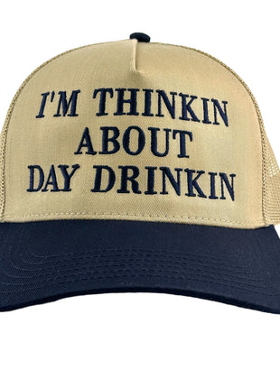 I’m Thinking About Day Drinking Custom Embroidered
