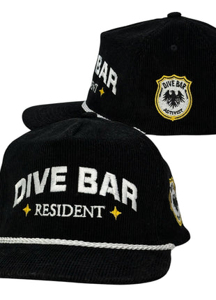 DIVE BAR RESIDENT HAT Custom Embroidered