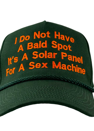 I DO NOT HAVE A BALD SPOT GREEN ROPE SNAPBACK HAT CAP Custom Embroidered ￼