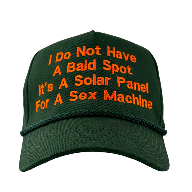 I DO NOT HAVE A BALD SPOT GREEN ROPE SNAPBACK HAT CAP Custom Embroidered ￼