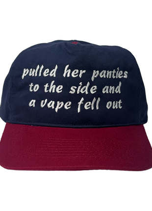 Pulled To The Side Custom Embroidered Hat