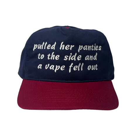 Pulled To The Side Custom Embroidered Hat