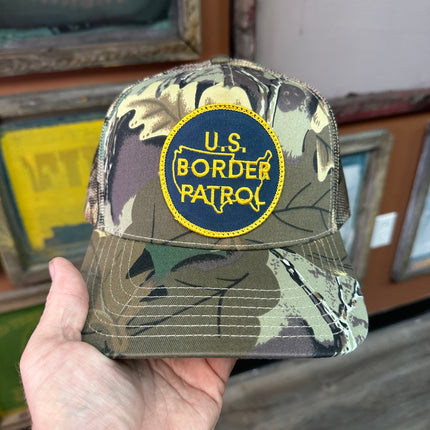 US Border Patrol Camo Hat True Vintage Patch