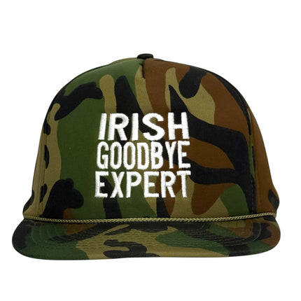 Irish Goodbye Expert Hat Hat Custom Embroidered