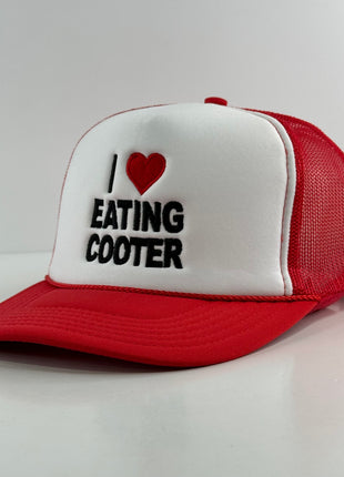 I LOVE EATING COOTER HAT Custom Embroidered ￼