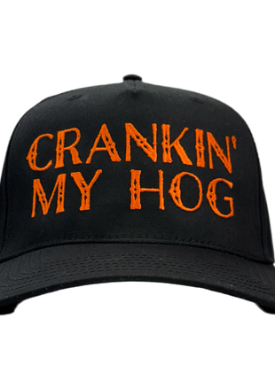 Crankin My Hog Custom Embroidered Snapback Hat