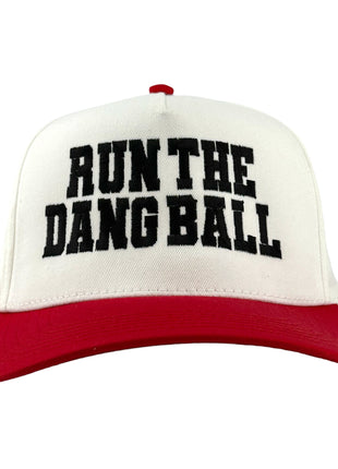 RUN THE DANG BALL SNAPBACK CAP HAT Custom Embroidery