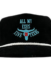 TEAL THREAD BLACK Corduroy