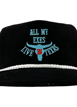 ALL MY EXES LIVE IN TEXAS Hat Custom Embroidered