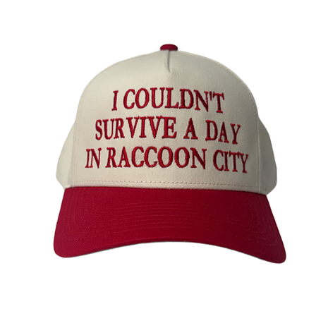 ￼I Couldn’t Survive A Day In Raccoon City Custom Embroidered Hat
