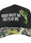 BLACK TRUCKER CAMO BRIM