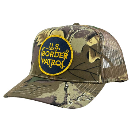US Border Patrol Camo Hat True Vintage Patch