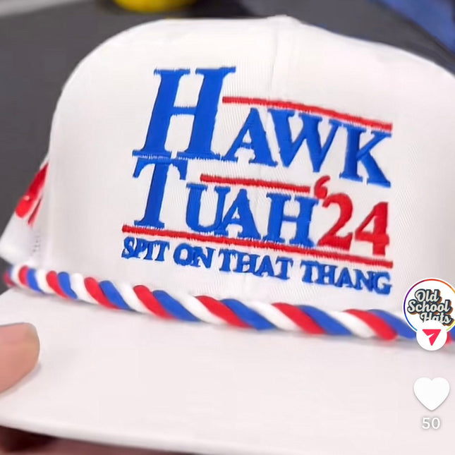 Hawk Tuah 24 Hat Custom Embroidered￼