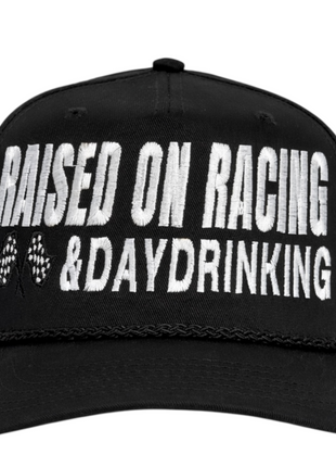 Raised on Racing & Daydrinking Hat Trucker Adjustable Cap