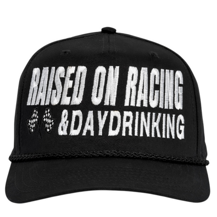 Raised on Racing & Daydrinking Hat Trucker Adjustable Cap