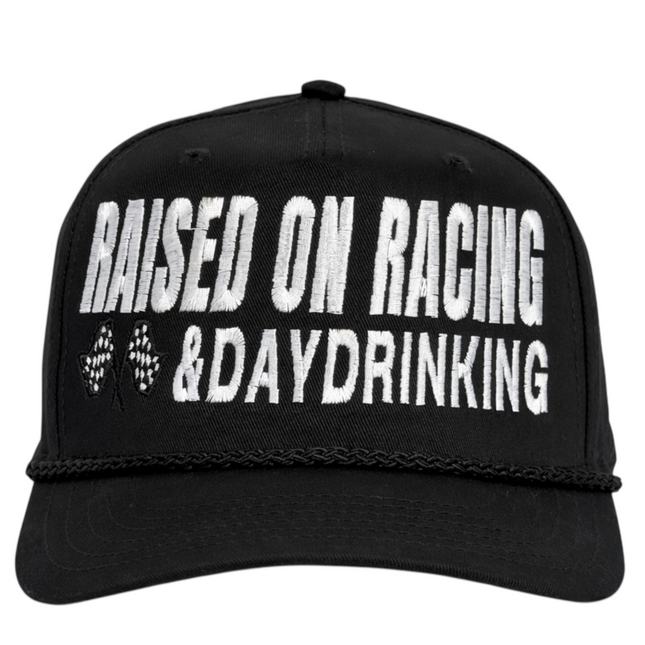 Raised on Racing & Daydrinking Hat Trucker Adjustable Cap