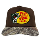 BROWN MESH CAMO BRIM