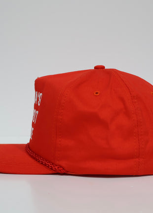 Santa’s Silliest Goose Custom Embroidered Red Rope SnapBack Hat