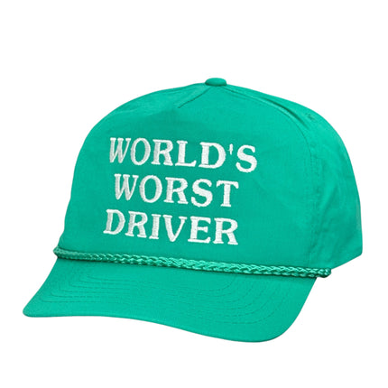 Word’s Worst Driver Hat Custom Embroidered