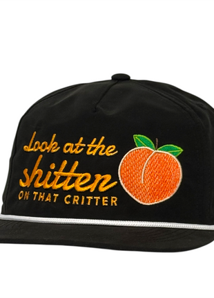 Look at the Shitter Hat Justin Stagner Collab Snapback Rope Cap Funny Southern Hat