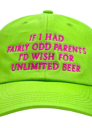 If I Had Fairly Odd Parents Embroidered Hat