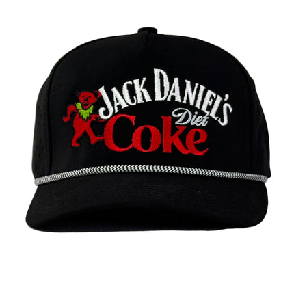 Black Friday Black Rope hydro mesh Trucker Hat JD SnapBack Hat