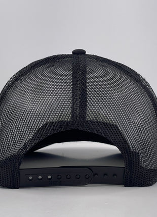 Loren Ipsum Custom Printed Black/White Trucker Hat SnapBack