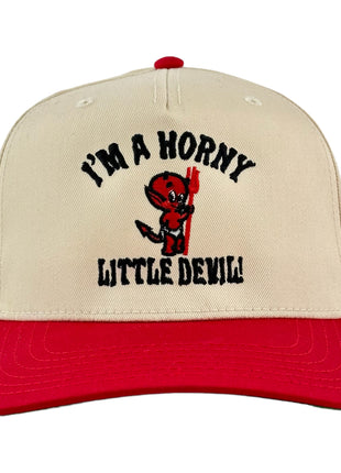 IM A HORNY LITTLE DEVIL HAT Custom Embroidery