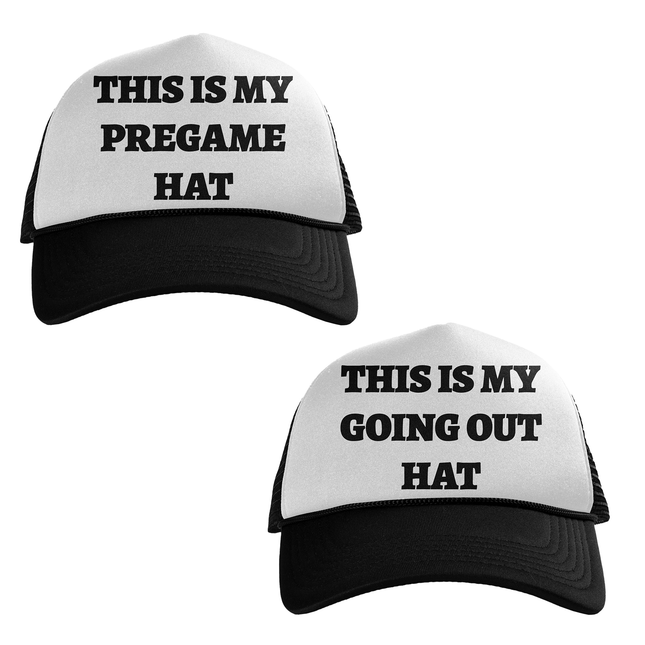 Pregame & Going out Bundle Custom Printed Hat