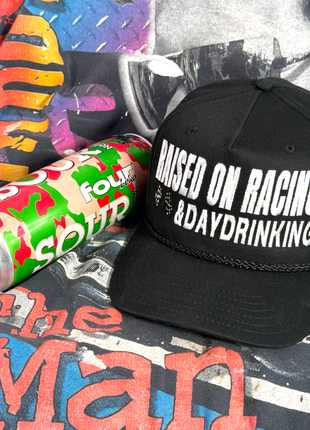 Raised on Racing & Daydrinking Hat Trucker Adjustable Cap