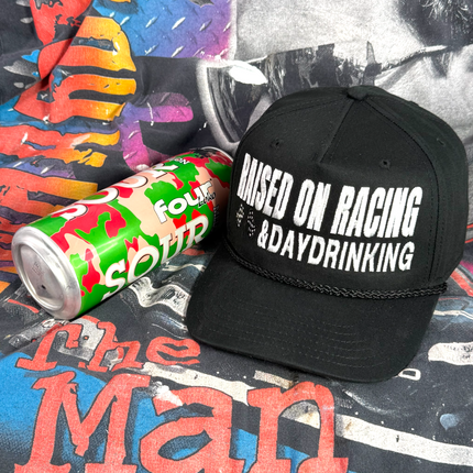 Raised on Racing & Daydrinking Hat Trucker Adjustable Cap