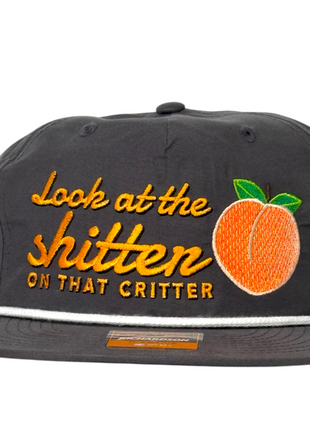 Look at the Shitter Hat Justin Stagner Collab Snapback Rope Cap Funny Southern Hat