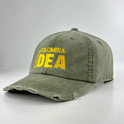 BOGOTA COLOMBIA DEA HAT Custom Embroidered Strapback