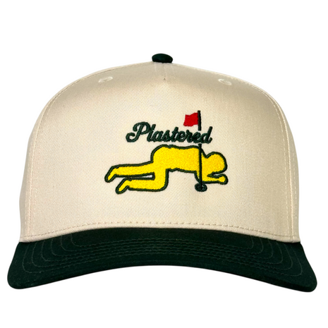 Plastered Golf Hat Funny Golf Hat Masters Party Hat Drinking Golf Cap