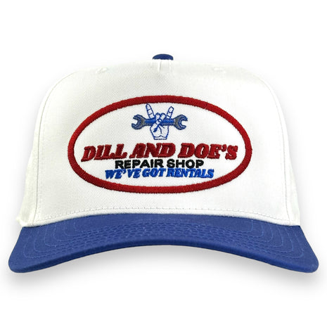 DILL AND DOES REPAIR SHOP HAT CUSTOM EMBROIDERY