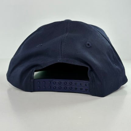 Chop On Navy Snapback YOUTH Hat Cap Collab Justin Stagner Custom Embroidery