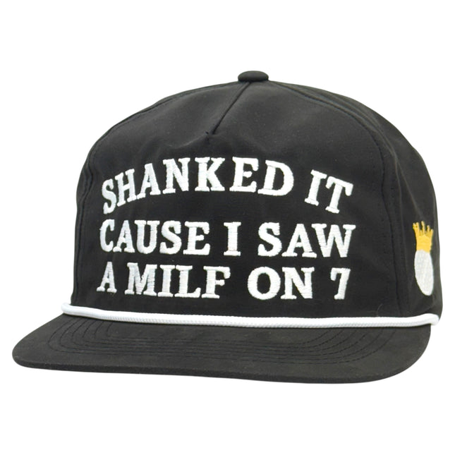 Shanked It Golf Rope Hat Custom Embroidered
