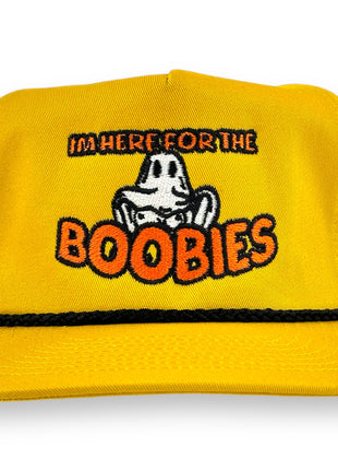 IM HERE FOR THE BOOBIES HAT