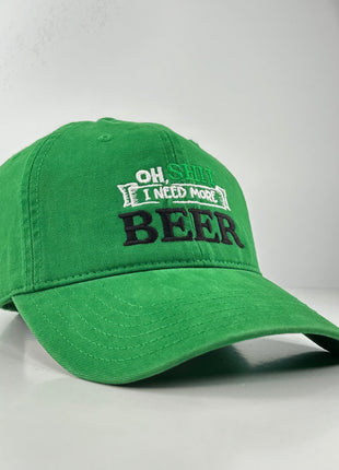 I NEED MORE BEER Funny Hat Custom Embroidered